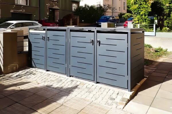 Boxy na popelnice STILISTA. Boxy na popelnice STILISTA