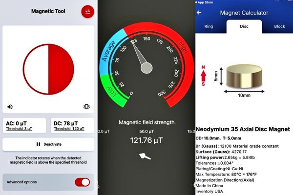 Aplikace pro práci s magnety na iPhone, iPad Aplikace pro práci s magnety na iPhone, iPad