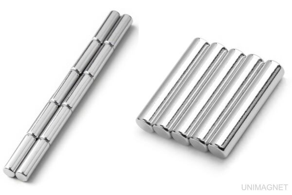 Tyčové neodymové magnety. Tyčové magnety