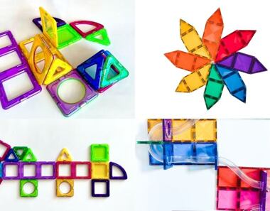 Magnetická tabule: Tvořte na ní ze stavebnice Connetix, Magformers