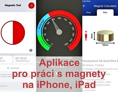 Tipy na mobilní aplikace pro práci s magnety – 1. část: iPhone & iPad