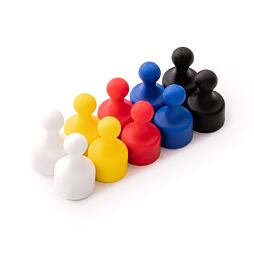 M1 - magnetické figurky - 10ks - 5 barev