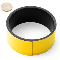 Magnetická páska 40 x 1 mm - žlutá