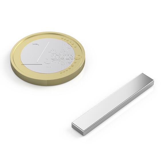 Neodymový magnet kvádr 30 × 5 × 2 mm, N35, síla 1,5 kg