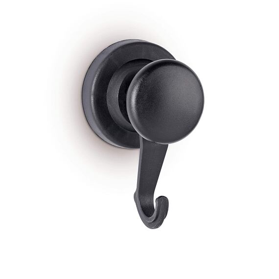Kulatý magnetický háček, závěsný hák, Ø 53 mm, výška 45 mm, poplastovaný, síla 10 kg