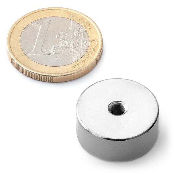 HK 19 x 8 mm - M4 - Magnetický úchyt