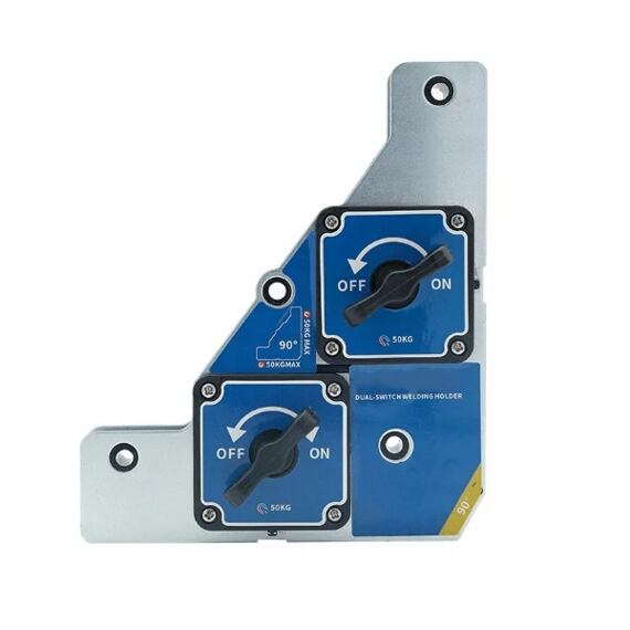 Vypínatelný svařovací magnet, magnetický úhelník FX-M, dva vypínače