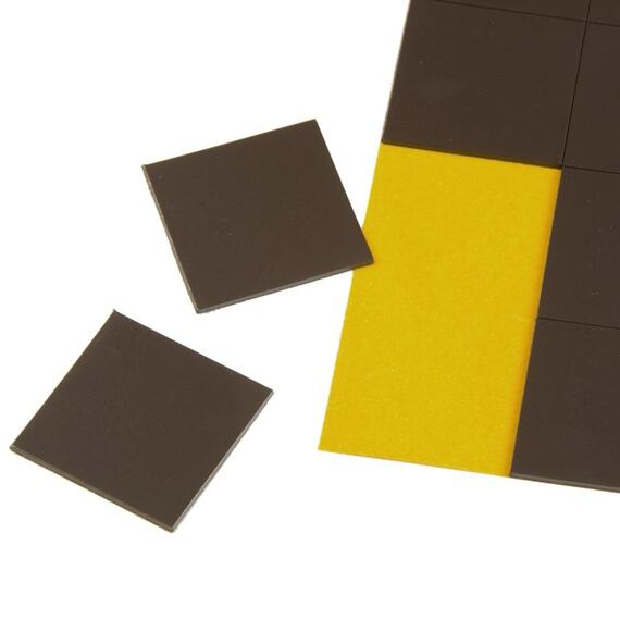 Nalepovací magnetické obdélníčky, samolepicí 25 × 15 mm, sada 40 ks