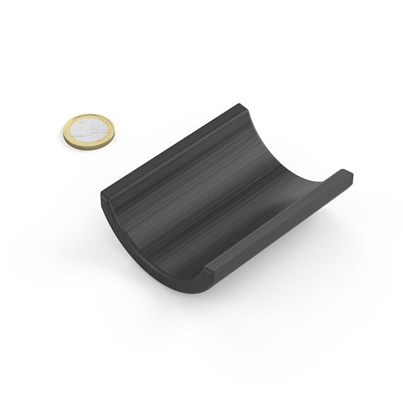 Feritový magnet segment JIH pro elektromotory, experimenty, do 250 °C