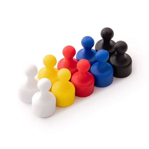 M1 - magnetické figurky - 10ks - 5 barev