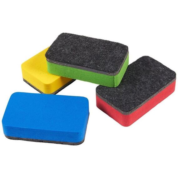 Magnetická houba na bílé tabule, různé barvy