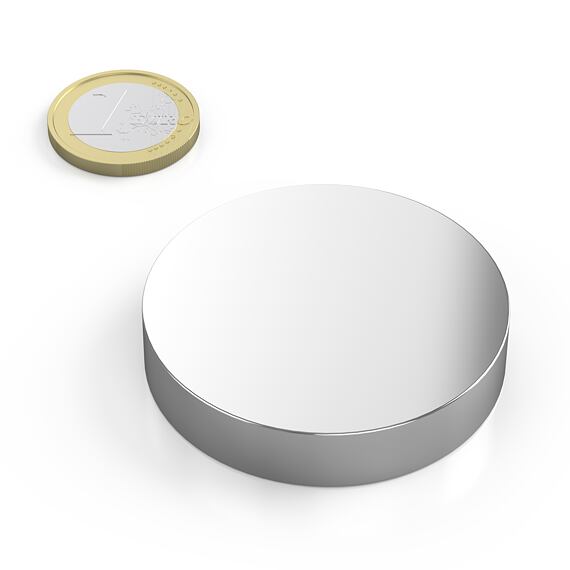 Neodymový magnet kotouč Ø 50 mm, v. 10 mm, síla 33 kg