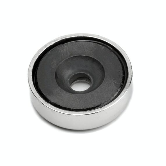 Feritový magnetický úchyt Ø 20 mm, síla 2,3 kg
