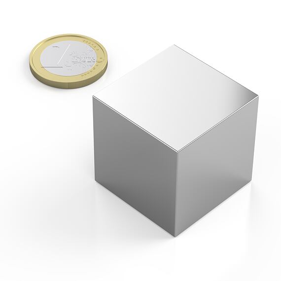 Neodymový magnet kostka 30 mm, síla cca 44 kg
