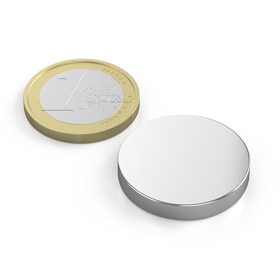 Neodymový magnet kotouč Ø 25 mm, v. 4 mm, síla 7,1 kg