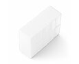 Neodymový magnet kvádr 11,5 × 11,5 × 6,5 mm, bílý, vodotěsný plast, síla 2 kg