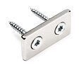 Neodymový magnet kvádr 40 × 20 × 4 mm, 2 otvory M4, síla 8,7 kg