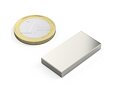 Neodymový magnet kvádr 30 × 15 × 4 mm, N52, poniklovaný, síla 9,4 kg