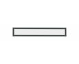 Magnetická kapsa na papír 312 x 60 mm – černá