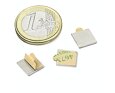 Neodymový magnet kvádr 10 × 10 × 1 mm, samolepicí 3M, síla 650 g