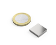 Neodymový magnet kvádr 15 × 15 × 3 mm, síla 3,4 kg