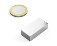 Neodymový magnet kvádr 30 × 15 × 8 mm, poniklovaný, síla 13 kg