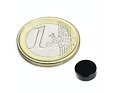 Neodymový magnet kotouč Ø 8 mm, v. 3 mm, v epoxidu, síla 1,3 kg