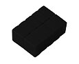 Neodymový magnet kvádr 11,5 × 11,5 × 6,5 mm, černý, vodotěsný plast, síla 2 kg