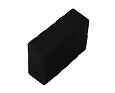 Neodymový magnet kvádr 11,5 × 11,5 × 6,5 mm, černý, vodotěsný plast, síla 2 kg