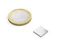 Neodymový magnet kvádr 10 × 10 × 1,2 mm, N52, síla 1 kg