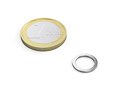 Neodymový kruhový magnet Ø 12/9 mm, v. 1 mm, síla 380 g