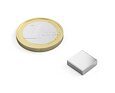 Neodymový magnet kvádr 10 × 10 × 3 mm, síla 2,1 kg