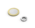 Neodymový kruhový magnet Ø 12/7 mm, v. 3 mm, síla 1,7 kg