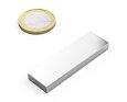 Neodymový magnet kvádr 50 × 15 × 5 mm, síla 11 kg